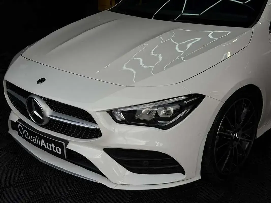 Usado Mercedes CLA180 136 CV (100 kW) 2019 Blanco Coupe