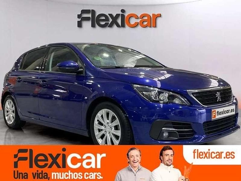 Azul Usado 2020 Peugeot 308 Allure Familiar | 10.490 € (Buen precio) - Imagen 1/4
