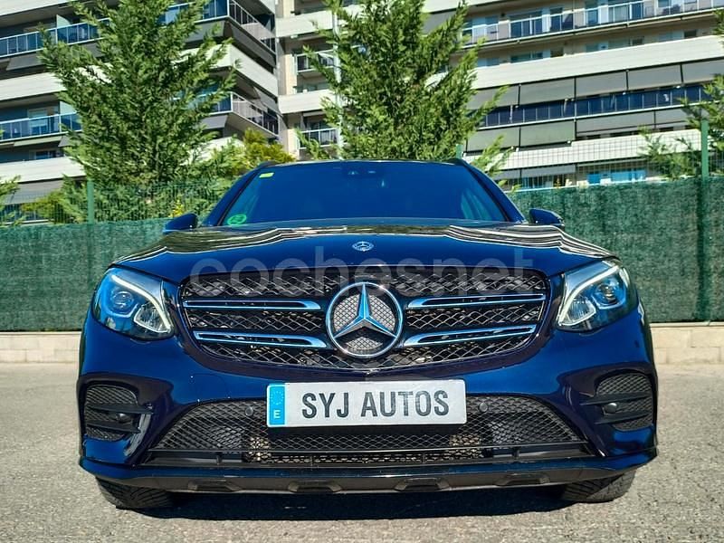 Usado Mercedes GLC250 AMG line 211 CV (155 kW) 2018 Azul SUV