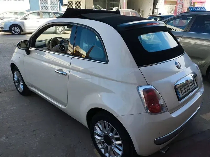 Usado Fiat 500C S 69 CV (50 kW) 2014 Blanco Descapotable