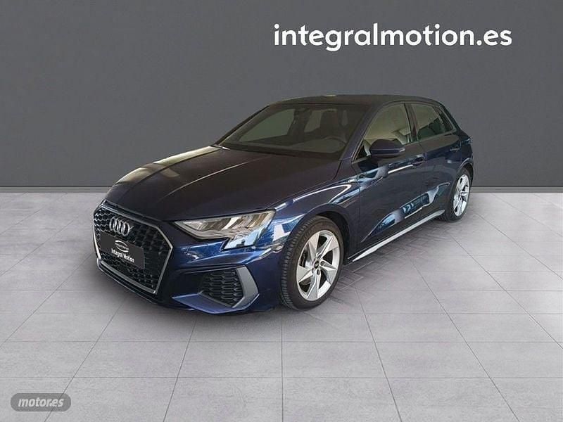 Azul Usado 2021 Audi A3 Sportback S-Line Berlina | 23.900 € (Un poco caro) - Imagen 1/4