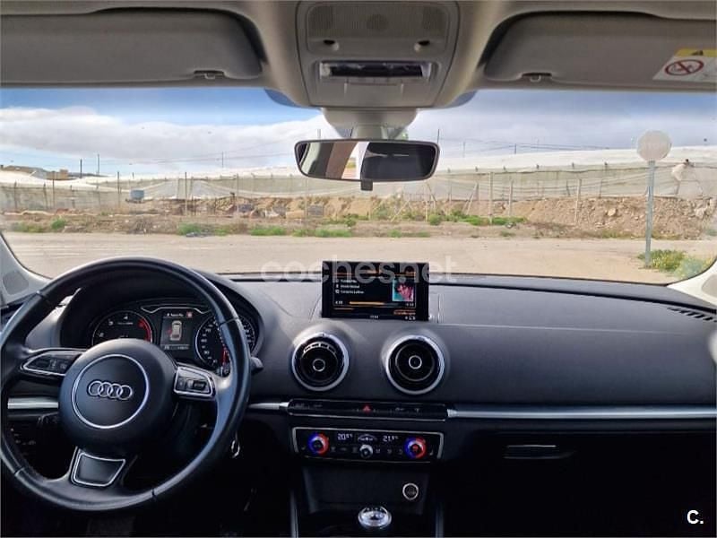 Usado Audi A3 150 CV (110 kW) 2016 Negro Berlina