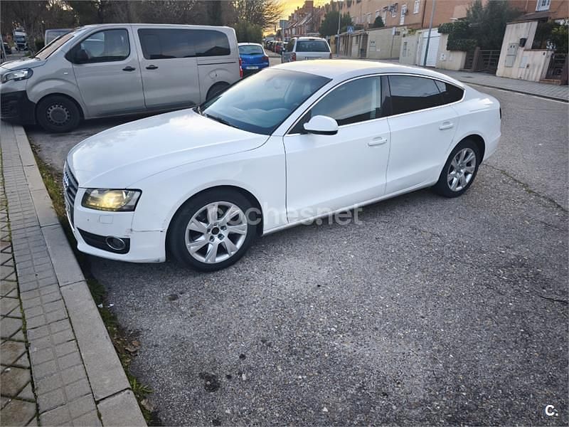 Usado Audi A5 Sportback 143 CV (105 kW) 2010 Blanco Utilitario