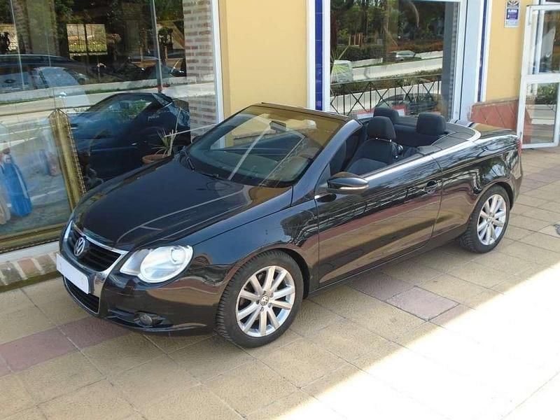 Negro Usado 2009 VW Eos Descapotable | 9100 € (Precio justo) - Imagen 1/4
