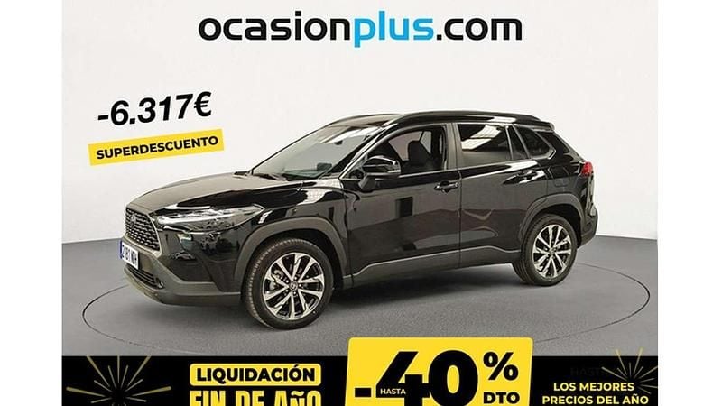 Negro Usado 2024 Toyota Corolla Cross Plus SUV | 33.173 € (Precio justo) - Imagen 1/3