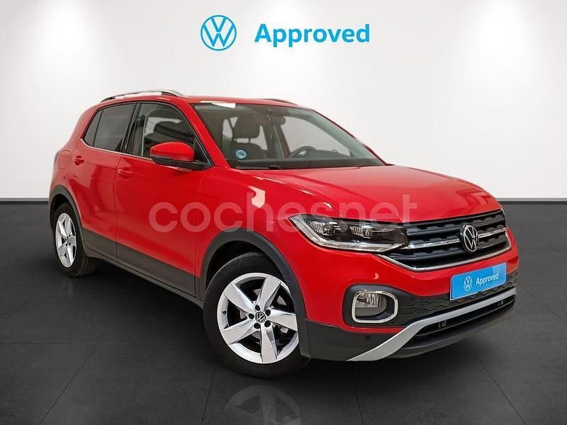 Rojo Usado 2021 VW T-Cross Sportline SUV | 18.900 € (Precio justo) - Imagen 1/4