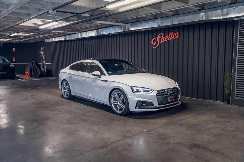 Usado Audi A5 S-Line 286 CV (210 kW) 2019 Blanco Coupe