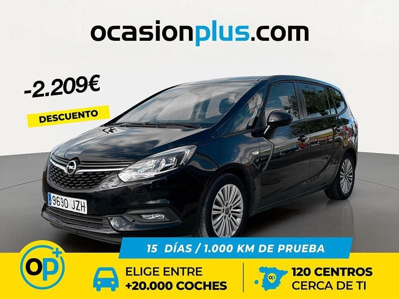 Negro Usado 2017 Opel Zafira Selective Monovolumen | 9991 € (Precio justo) - Imagen 1/4