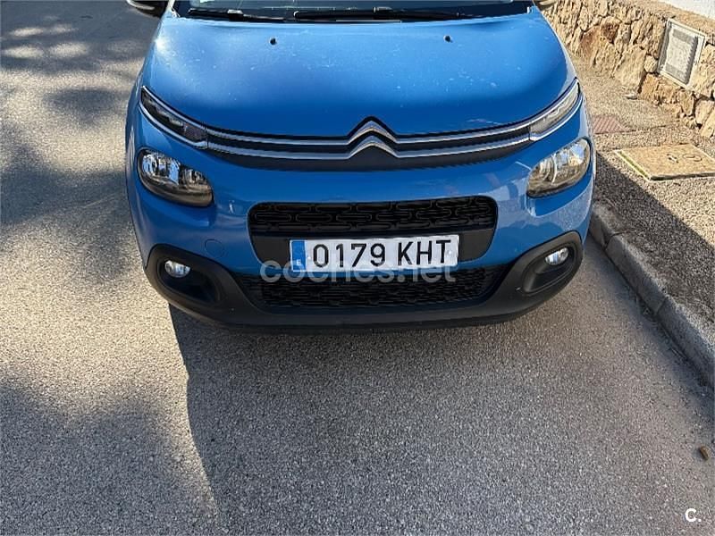 Usado Citroën C3 Feel 75 CV (55 kW) 2018 Azul Berlina