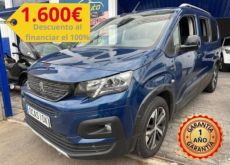 Usado Peugeot Rifter Active 100 CV (73 kW) 2020 Azul Monovolumen