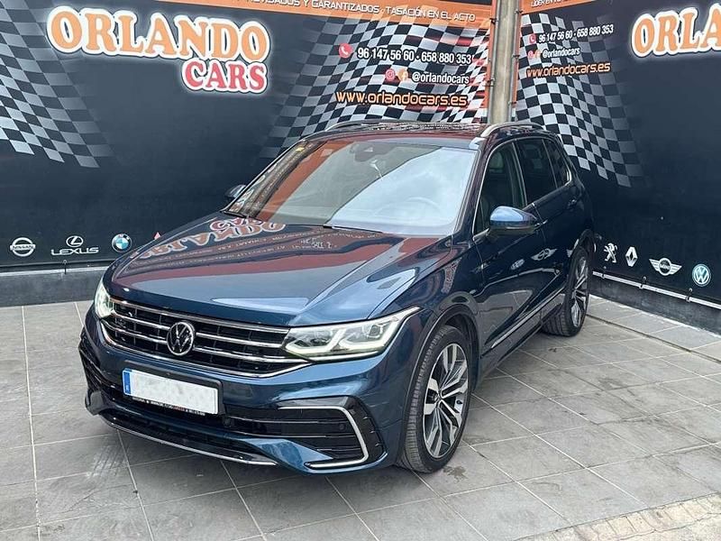 Usado VW Tiguan Sportline 150 CV (110 kW) 2021 Azul SUV