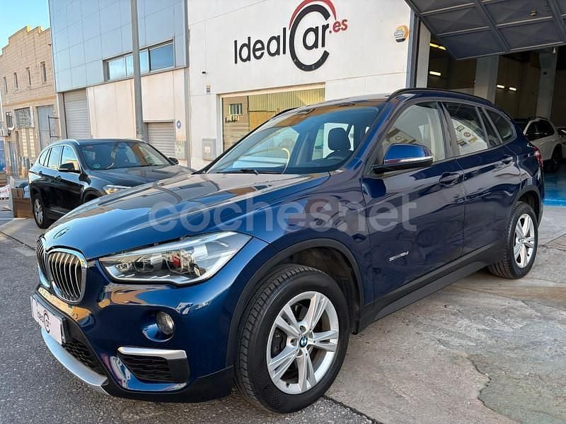 Azul Usado 2017 BMW X1 Advantage SUV | 17.990 € (Precio justo) - Imagen 1/4