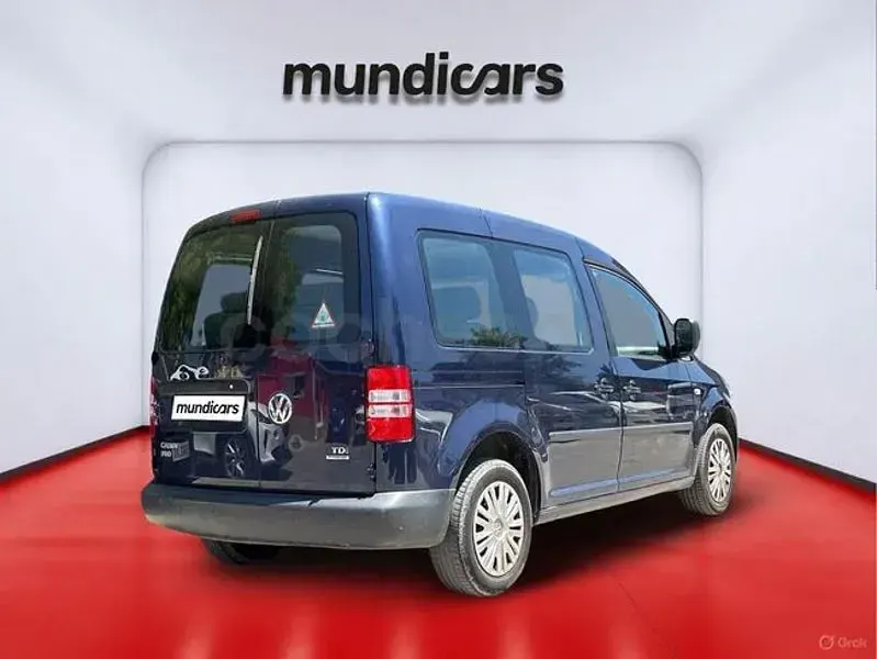 Usado VW Caddy Comfortline 102 CV (75 kW) 2014 Azul Monovolumen