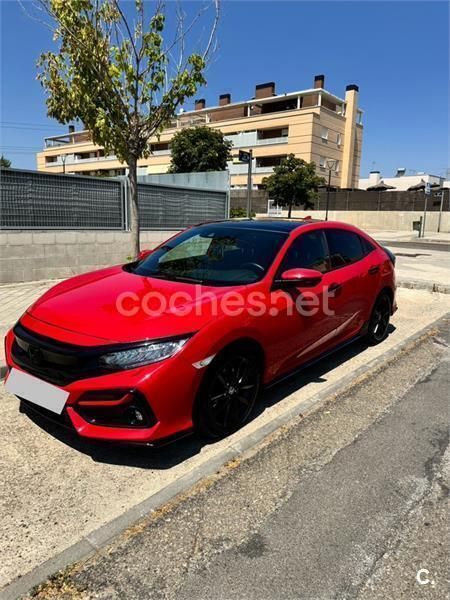 Rojo Usado 2021 Honda Civic Sport Plus Berlina | 27.500 € (Caro) - Imagen 1/4