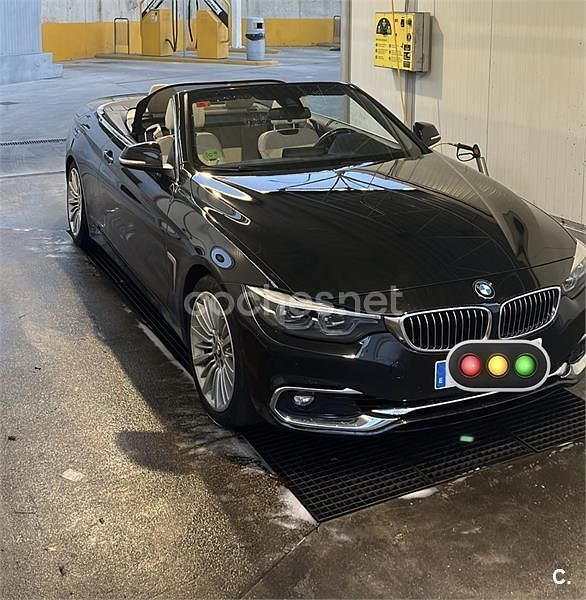 Negro Usado 2018 BMW 430 Cabriolet Descapotable | 31.500 € (Precio justo) - Imagen 1/4
