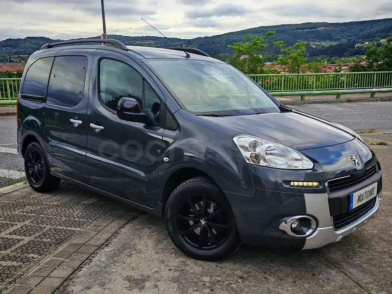 Usado Peugeot Partner Tepee Active 100 CV (73 kW) 2015 Gris / plata Monovolumen