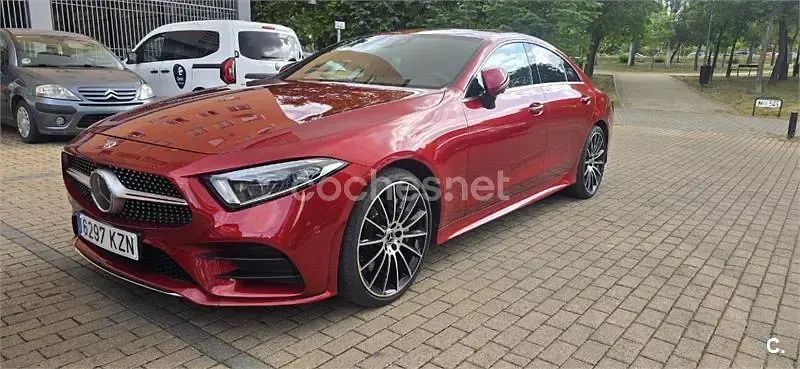 Usado Mercedes CLS400 340 CV (250 kW) 2018 Rojo Berlina