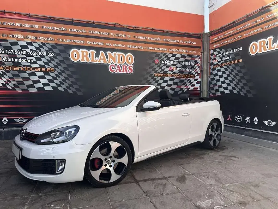 Usado VW Golf Cabriolet GTI 211 CV (155 kW) 2012 Blanco Descapotable