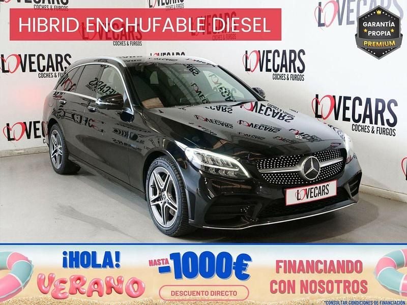 Negro Usado 2020 Mercedes C300e Familiar | 27.500 € (Precio justo) - Imagen 1/3