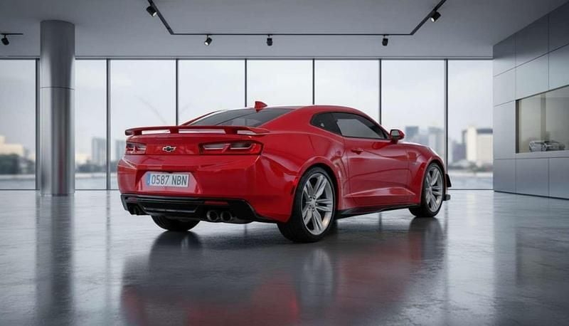 Usado Chevrolet Camaro 335 CV (246 kW) 2015 Rojo Coupe
