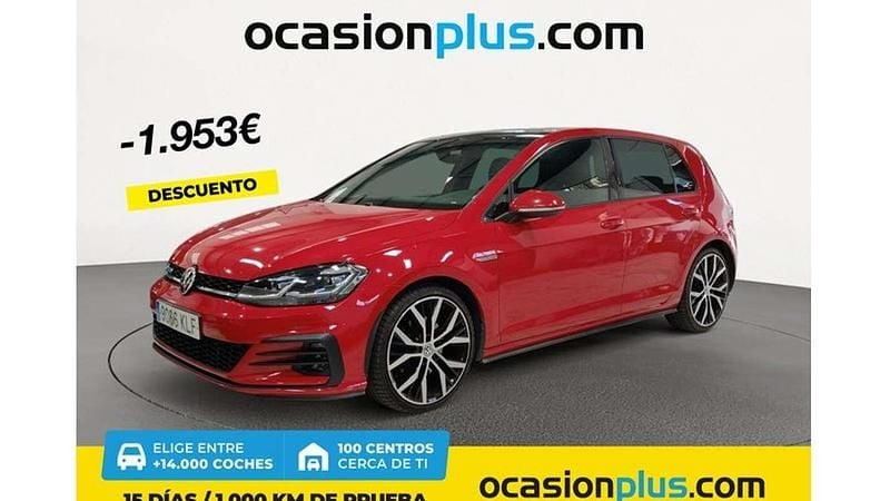 Rojo Usado 2018 VW Golf VII GTD Utilitario | 19.537 € (Precio justo) - Imagen 1/4