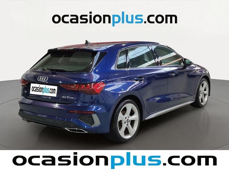 Usado Audi A3 Sportback S-Line 150 CV (110 kW) 2023 Azul Utilitario