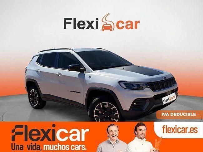 Gris Usado 2022 Jeep Compass Trailhawk SUV | 20.490 € (Super precio) - Imagen 1/4