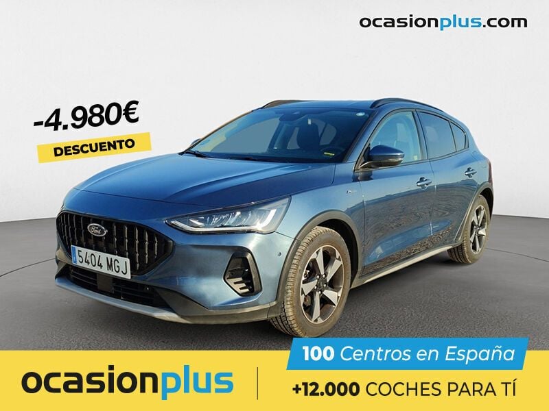 Azul Usado 2023 Ford Focus Active Berlina | 17.890 € (Precio justo) - Imagen 1/4