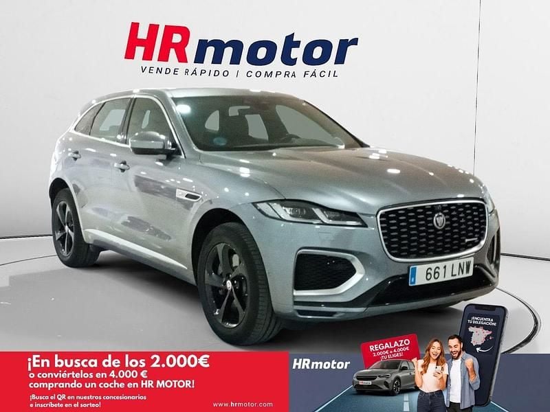 Gris Usado 2021 Jaguar F-Pace R-Dynamic SUV | 36.610 € (Precio justo) - Imagen 1/4