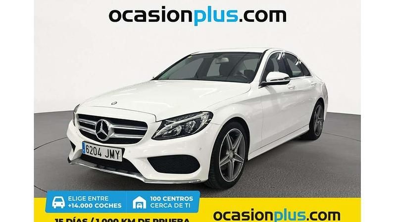 Blanco Usado 2016 Mercedes C220 Berlina | 25.300 € (Un poco caro) - Imagen 1/4