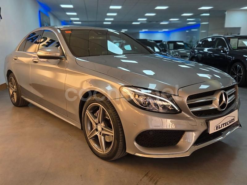 Usado Mercedes C220 AMG 170 CV (125 kW) 2016 Gris / plata Berlina