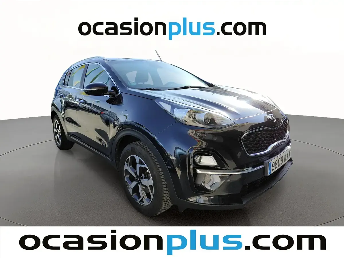 Usado Kia Sportage Plus 132 CV (97 kW) 2019 Negro SUV