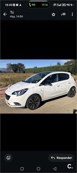 Usado Opel Corsa Design Edition 90 CV (66 kW) 2019 Blanco Berlina