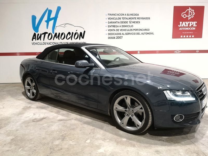 Usado Audi A5 Cabriolet 240 CV (176 kW) 2010 Gris / plata Descapotable