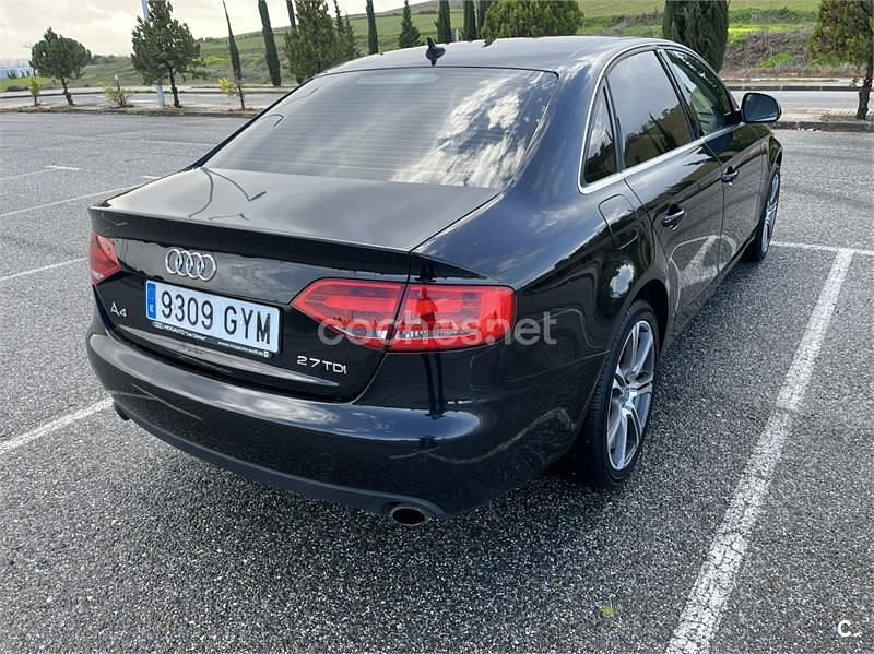 Usado Audi A4 190 CV (139 kW) 2010 Negro Berlina
