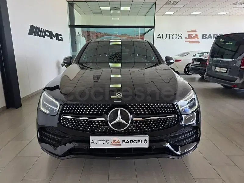 Usado Mercedes GLC300 245 CV (180 kW) 2020 Negro Coupe