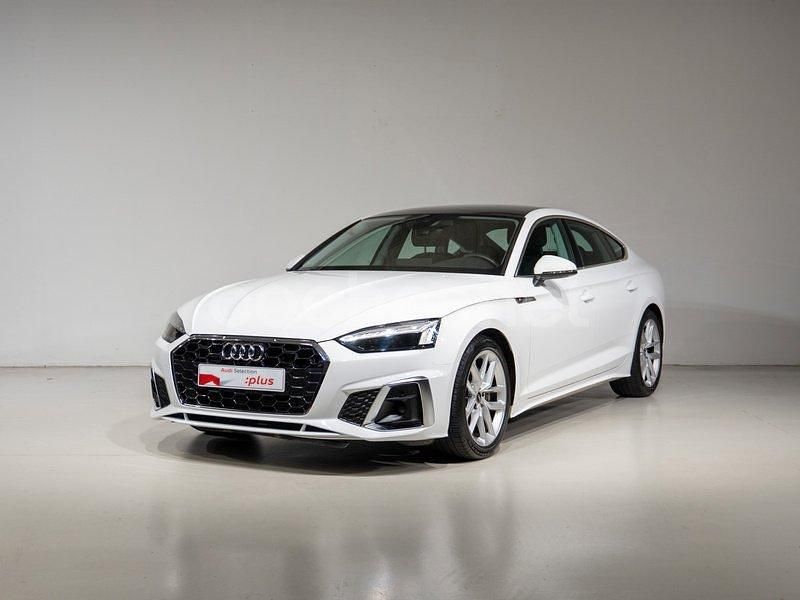 Usado Audi A5 Sportback S-Line 204 CV (150 kW) 2021 Blanco Utilitario