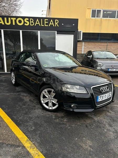 Usado Audi A3 Cabriolet Ambition 105 CV (77 kW) 2008 Negro Descapotable