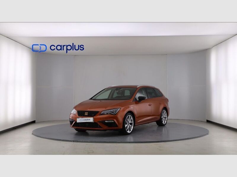 Naranja eclipse (metalizado) Usado 2018 Seat Leon ST FR Familiar | 18.790 € (Un poco caro) - Imagen 1/4