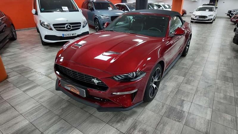Rojo Usado 2020 Ford Mustang Convertible Descapotable | 38.990 € (Precio justo) - Imagen 1/4