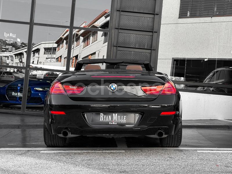 Usado BMW 640 Cabriolet Comfort Edition 320 CV (235 kW) 2011 Negro Descapotable