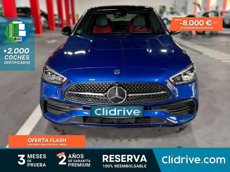 Azul Usado 2022 Mercedes C220 Berlina | 41.990 € (Un poco caro) - Imagen 1/3