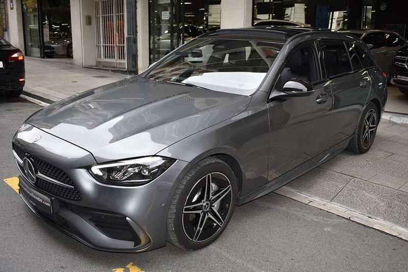 Gris Usado 2024 Mercedes C300e Familiar | 44.998 € (Precio justo) - Imagen 1/4