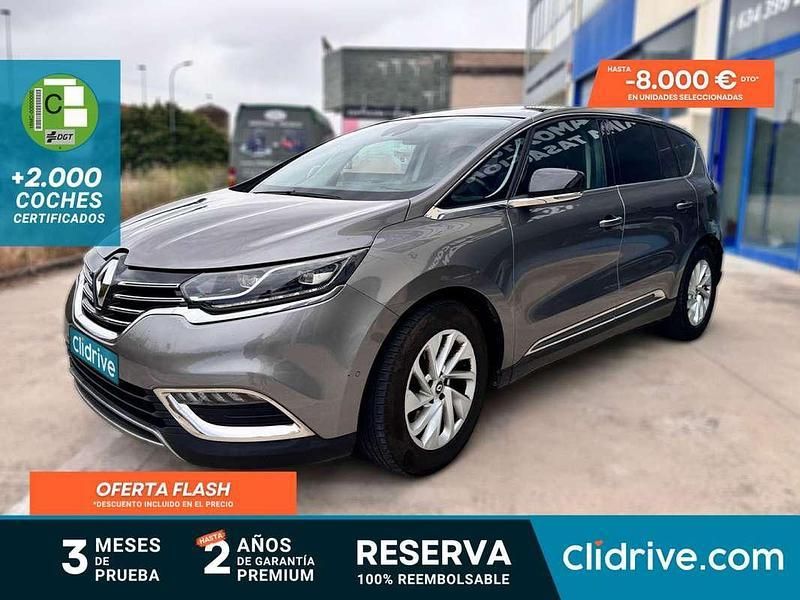 Gris Usado 2015 Renault Espace Zen Monovolumen | 13.190 € (Precio justo) - Imagen 1/3
