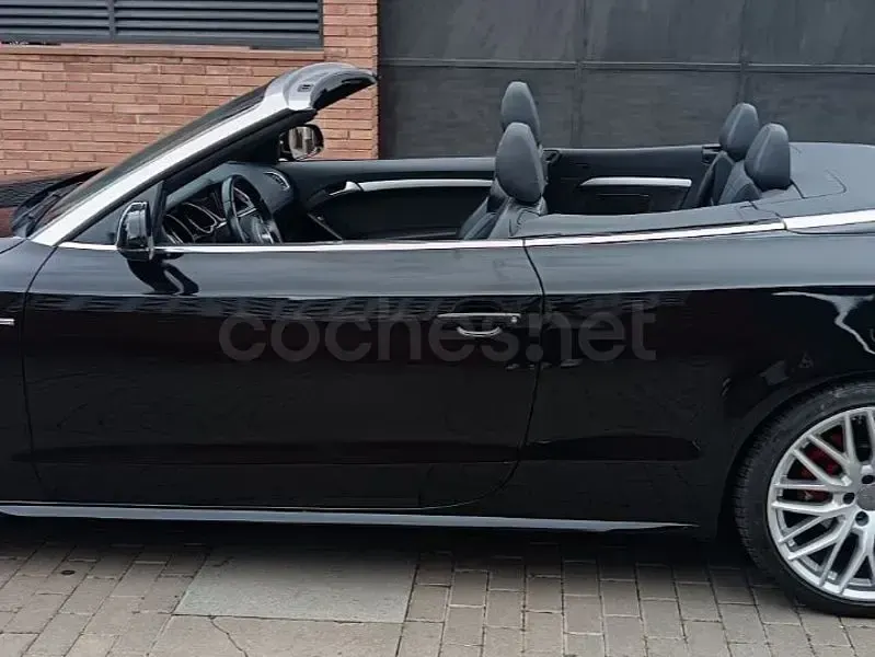 Usado Audi A5 Cabriolet S-Line 190 CV (139 kW) 2016 Negro Descapotable
