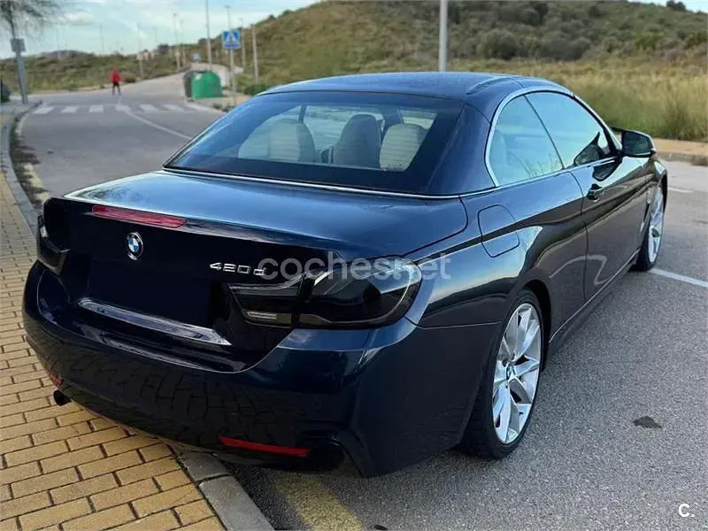 Usado BMW 420 184 CV (135 kW) 2015 Negro Descapotable