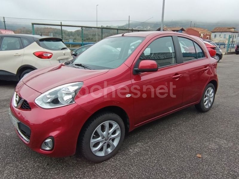 Granate Usado 2016 Nissan Micra Acenta Utilitario | 7990 € (Precio justo) - Imagen 1/4