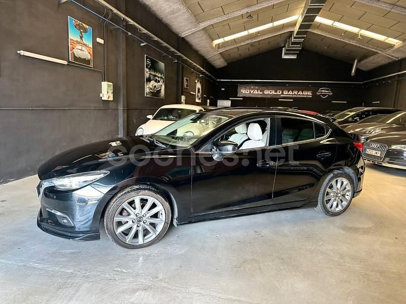 Usado Mazda 3 150 CV (110 kW) 2017 Negro Berlina