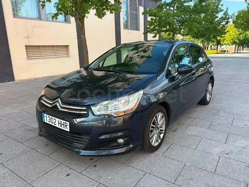 Usado Citroën C4 Seduction 92 CV (67 kW) 2012 Azul Berlina