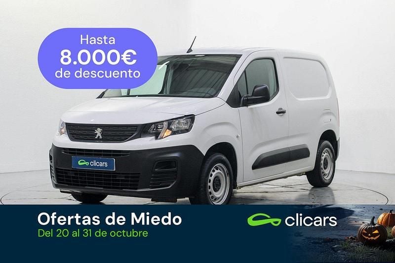 Blanco Usado 2022 Peugeot Partner S Monovolumen | 12.690 € (Precio justo) - Imagen 1/4
